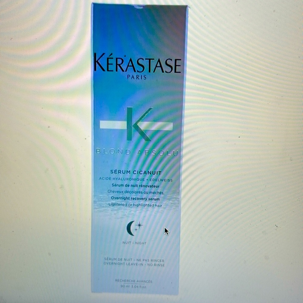 Kerastase Blond Absolu Serum Cicanuit Overnight Recovery Serum, 3.04 oz